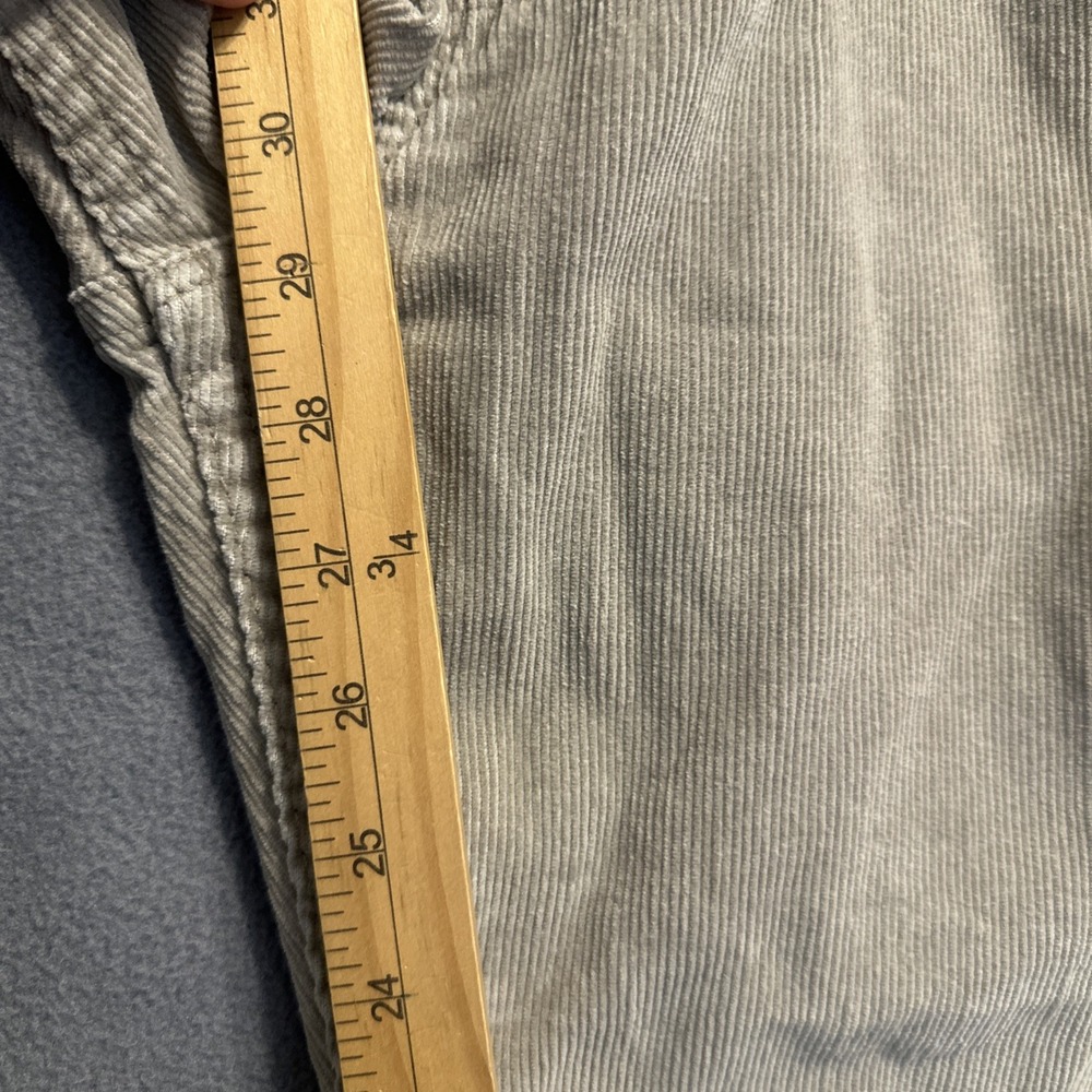 VTG Y2K Gap Boot Fit Corduroy Pants Mens 34x30 Beige Baggy Hipster Grunge Casual - Picture 8 of 9